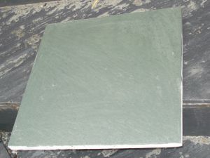 Natural slate lotus leaf green random wall and floor tiles rough surface anti-skid paving stone