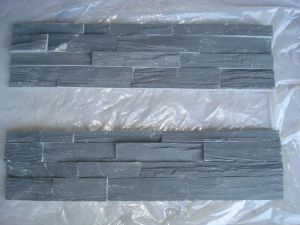 China Supplier Accept Custom 600*150 Wall Tiles Slate Nature Culture Stone Panel For Exterior