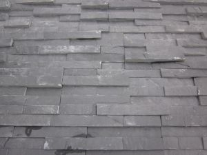 Cheap Black Slate Panel Cultural Stone Tile For House Cladding Panels Exterior Wall