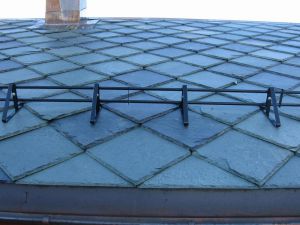 Drilled holes natural roof slate from slate of china