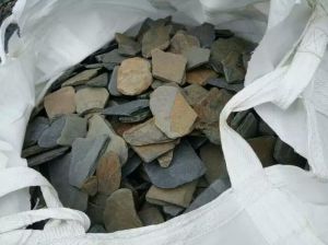Multicolor Slate Aggregates Tumbled Paddlestones For Garden Decoration Pathways Water Features Natural Slate Plum