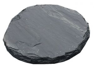 Natural Slate loose stone round stepping stone paving stone