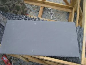 Thin Blue Black Roofing Slate 50x25x0.8cm, 60x30x0.8cm, 40x25x0.7cm.