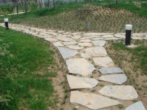 loose crazy black slate cheap paving stone