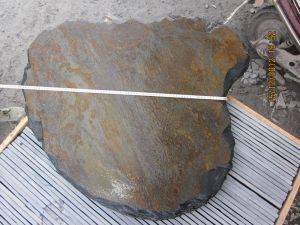 High Quality Cheapest Price Natural Round Stone Slate Multicolor Stepping Stone Plate