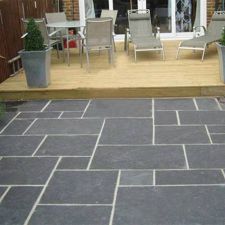 Chinese Natural Outdoor Landscaping Garden Stone Interlocking Tiles Outdoor,Stepping Stone Grden Floor,Garden Floor Stone Slate
