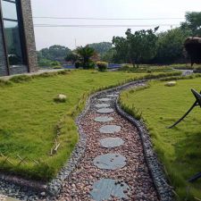 High Quality Outdoor Landscaping Irregular Stepping Driveway Slate Stones