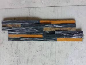 multicolor grey black slate cultural stone wall tile ledgestone wall stacked cladding panel stacked stone veneers