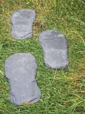 Custom Black Slate Paving Stone Outdoor Garden Stepping Stones Wholesale Slate Stepping Slate Tiles For Garden Decoration