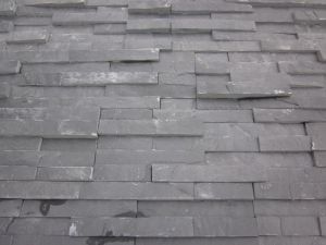 Black Split Face Wall Cladding Slate 600x150x10-15mm